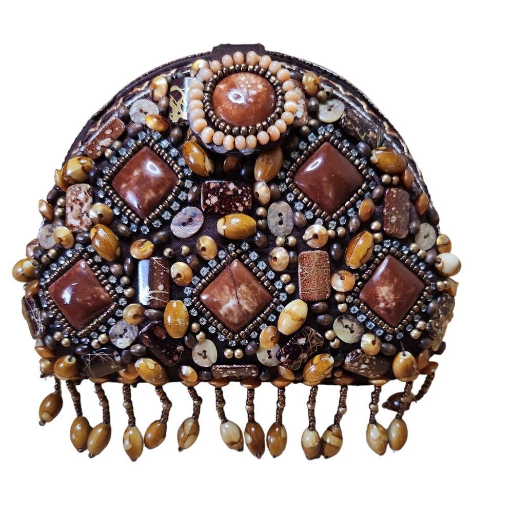 Vintage Beaded Clutch